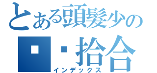 とある頭髮少の黃黃拾合（インデックス）