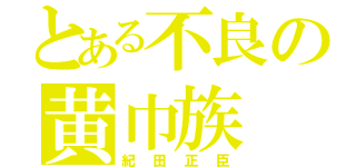 とある不良の黄巾族（紀田正臣）