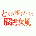 とある修学旅行の透視女風呂（ノゾキミ）