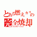 とある燃えカスの完全焼却（ジェネレーション）