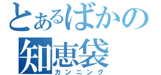 とあるばかの知恵袋（カンニング）