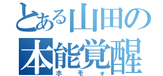 とある山田の本能覚醒（ホモォ）