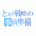 とある戦略の事前準備（ストラテジー）