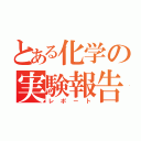 とある化学の実験報告（レポート）