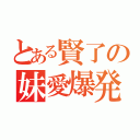 とある賢了の妹愛爆発（）