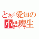 とある愛知の小悪魔生主（まりな）