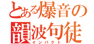 とある爆音の韻波句徒（インパクト）