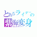 とあるライダーの紫海変身（エビルダイバー）