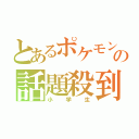 とあるポケモンの話題殺到（小学生）