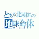 とある北朝鮮の地球命体（ゆうま）