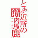 とある近所の筋肉馬鹿（ムキムキ）