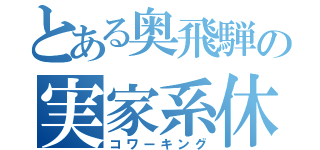 とある奥飛騨の実家系休処（コワーキング）