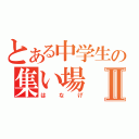 とある中学生の集い場Ⅱ（はなげ）