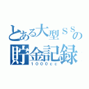 とある大型ＳＳの貯金記録（１０００ｃｃ）