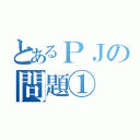 とあるＰＪの問題①（）