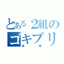 とある２組のゴキブリ（髙嶋）