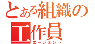 とある組織の工作員（エージェント）