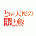 とある天使の握り飯（愛を受け止めろ）