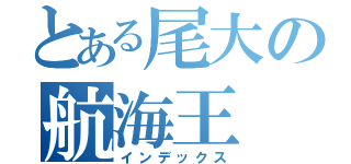 とある尾大の航海王（インデックス）