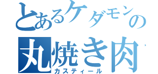 とあるケダモンの丸焼き肉（カスティール）