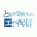 とある受験生のエペ配信（るあ編）