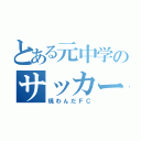 とある元中学のサッカー部（現わんだＦＣ）