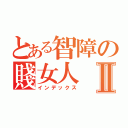 とある智障の賤女人Ⅱ（インデックス）