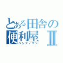 とある田舎の便利屋Ⅱ（ハンディマン）