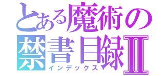 とある魔術の禁書目録Ⅱ（インデックス）