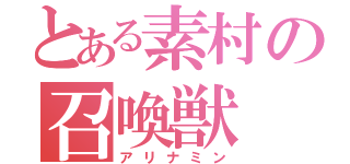 とある素村の召喚獣（アリナミン）