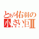 とある佑羽の小さい巨人Ⅱ（事実だよ）