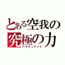 とある空我の究極の力（アルティメット）