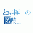 とある極の匿跡（インデックス）