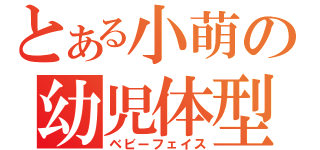 とある小萌の幼児体型（ベビーフェイス）