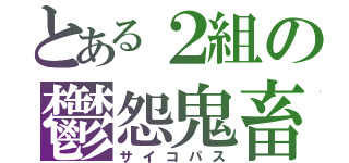 とある２組の鬱怨鬼畜（サイコパス）