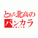 とある北高のバンカラ（応援ガチ勢）