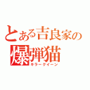 とある吉良家の爆弾猫（キラークイーン）