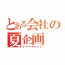 とある会社の夏企画（サマーキャンプ）