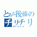 とある後藤のチリチリ頭（スチールウール）