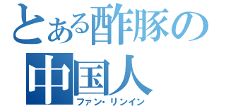 とある酢豚の中国人（ファン・リンイン）