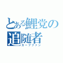 とある鯉党の追随者（カープファン）