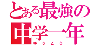 とある最強の中学一年（ゆうごう）