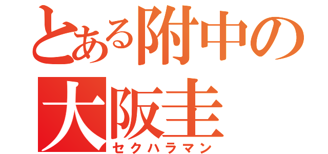 とある附中の大阪圭（セクハラマン）