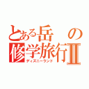 とある岳の修学旅行Ⅱ（ディズニーランド）