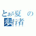 とある夏の歩行者（スケブラ）