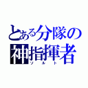 とある分隊の神指揮者（ソルト）