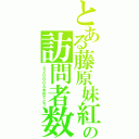 とある藤原妹紅の訪問者数（４２０００人おめでとう）