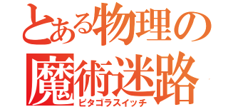 とある物理の魔術迷路（ピタゴラスイッチ）