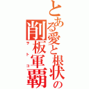 とある愛と根状の削板軍覇（ヲトコ）