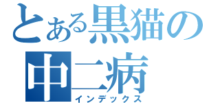 とある黒猫の中二病（インデックス）